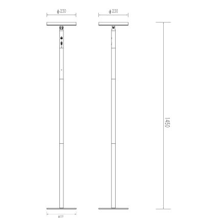 Globo - LED solcellslampa LED/6W/3,7V IP54