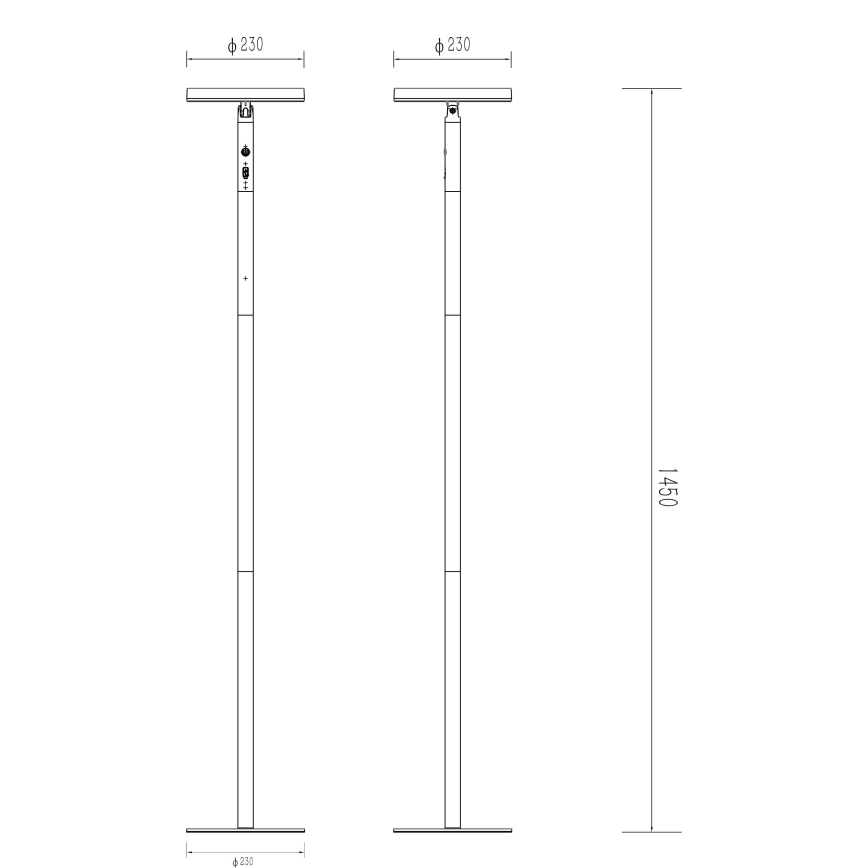 Globo - LED solcellslampa LED/6W/3,7V IP54