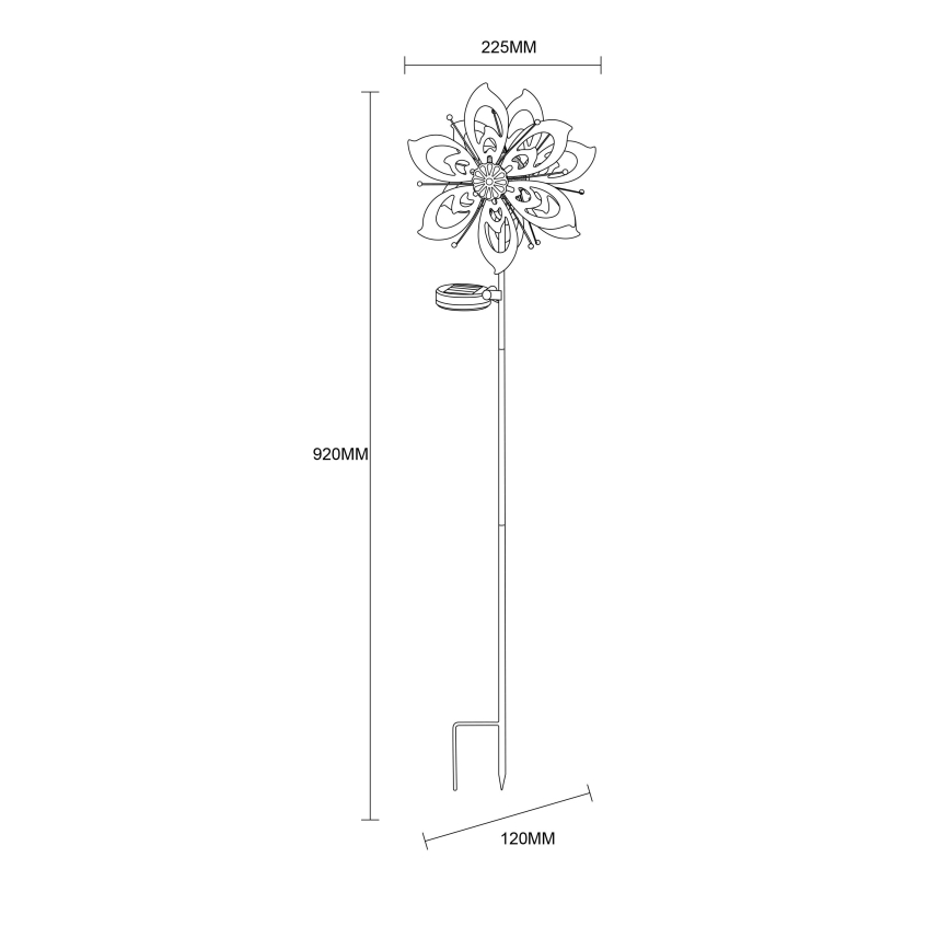 Globo - LED Solcell dekoration LED/0,06W/3,2V IP44