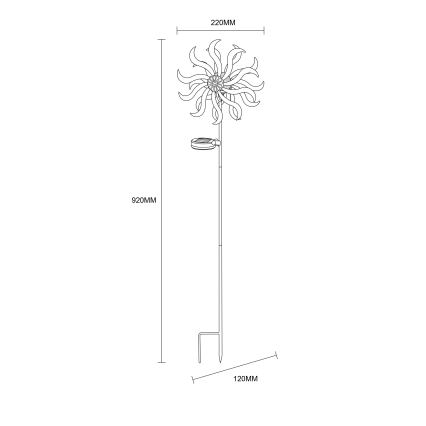 Globo - LED Solcell dekoration LED/0,06W/3,2V IP44