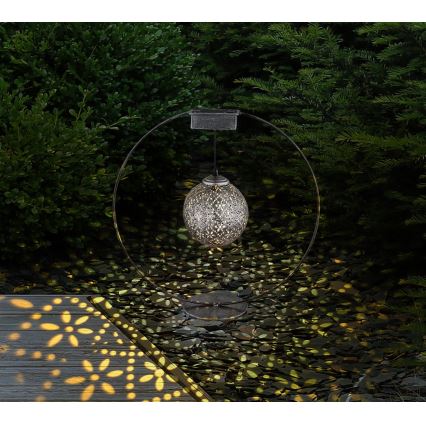 Globo - LED solcellsbelysning LED/0,06W/1,2V silver IP44