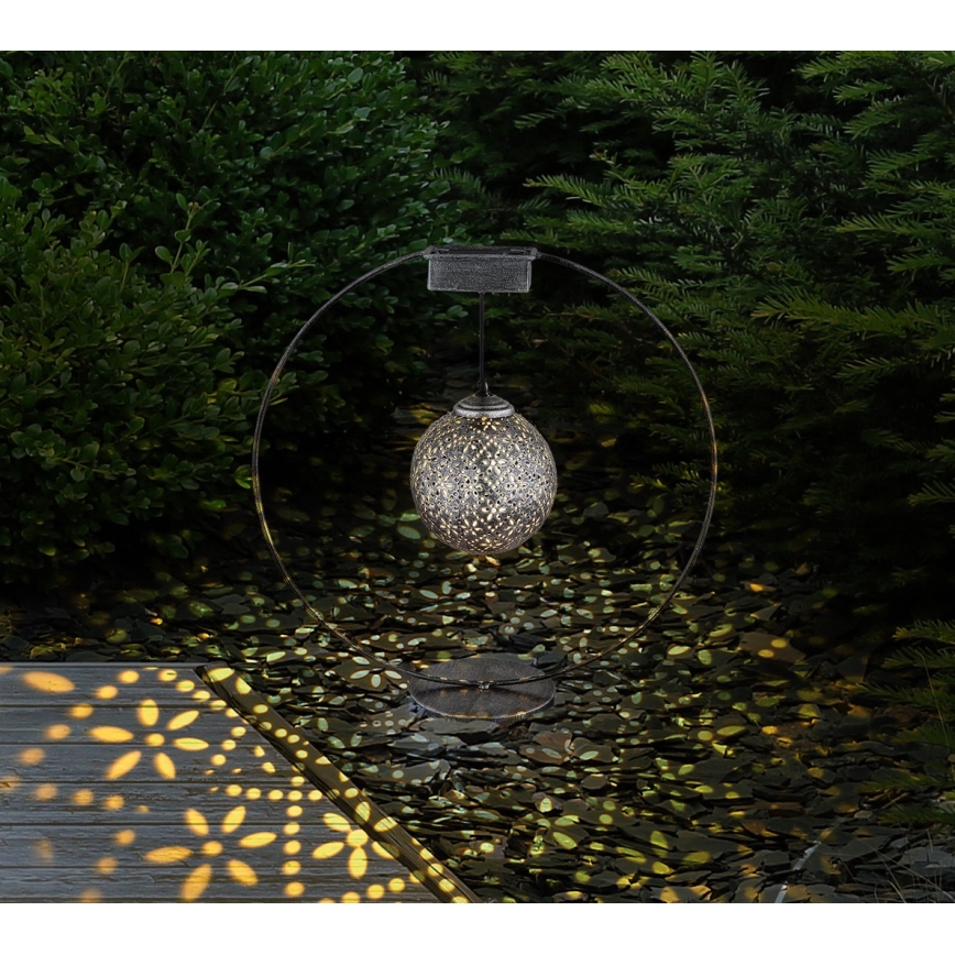 Globo - LED solcellsbelysning LED/0,06W/1,2V silver IP44