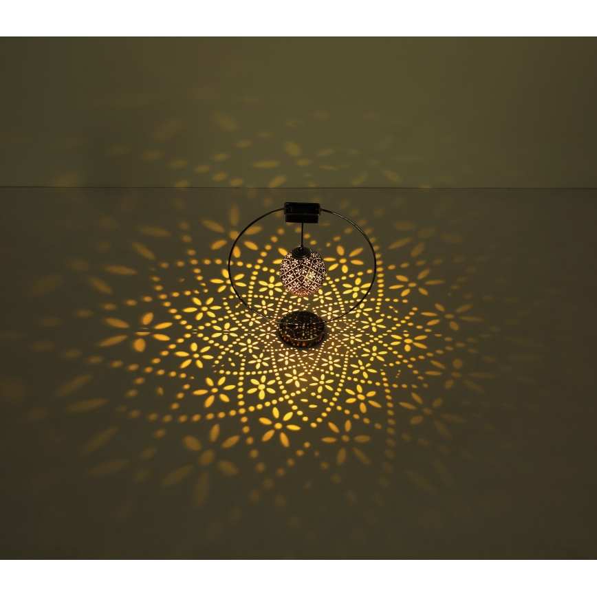 Globo - LED solcellsbelysning LED/0,06W/1,2V silver IP44