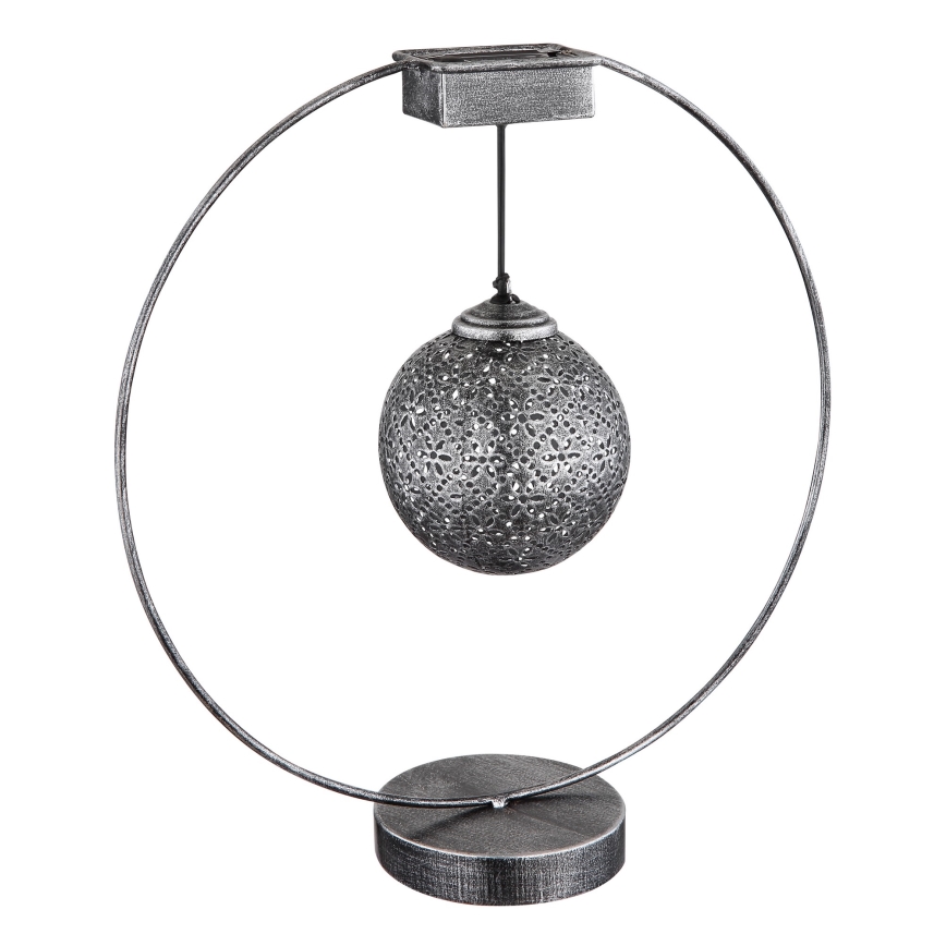 Globo - LED solcellsbelysning LED/0,06W/1,2V silver IP44