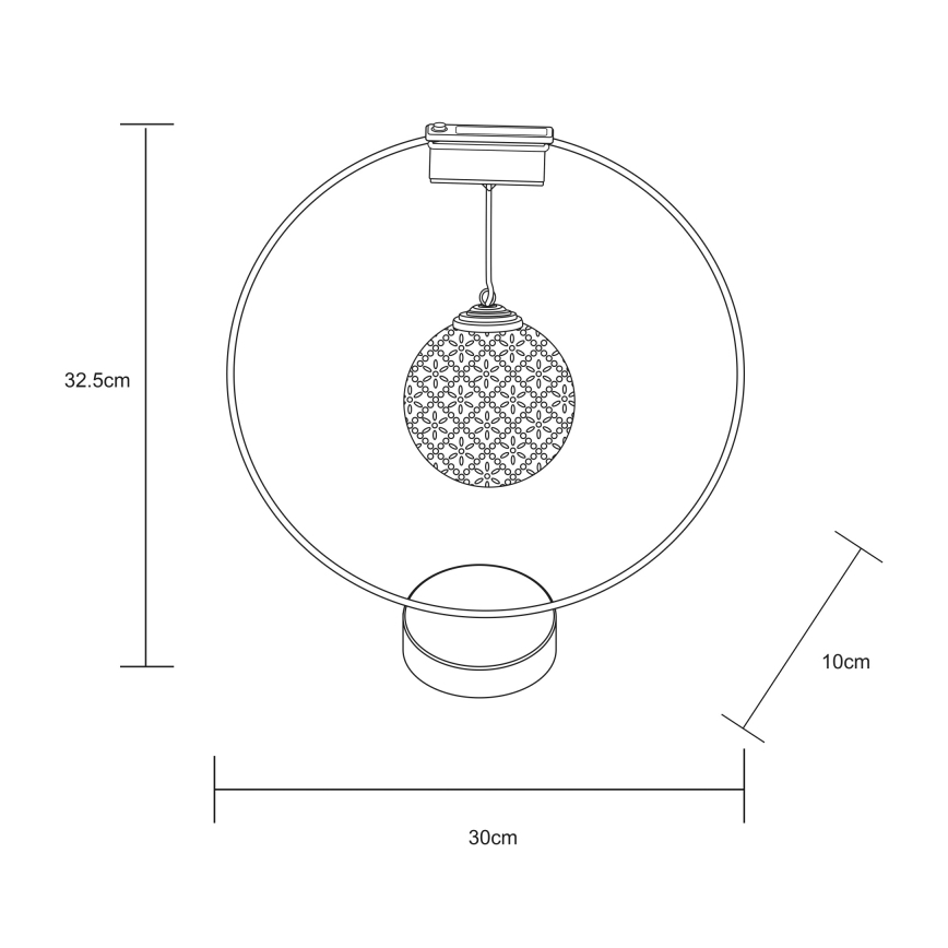 Globo - LED solcellsbelysning LED/0,06W/1,2V silver IP44