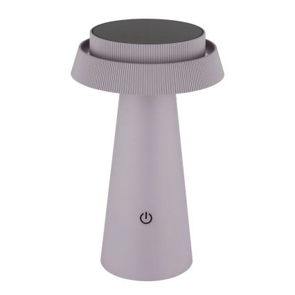 Globo - LED Ljusreglerad solcell beröring lampa LED/4W/3,7W IP54 rosa