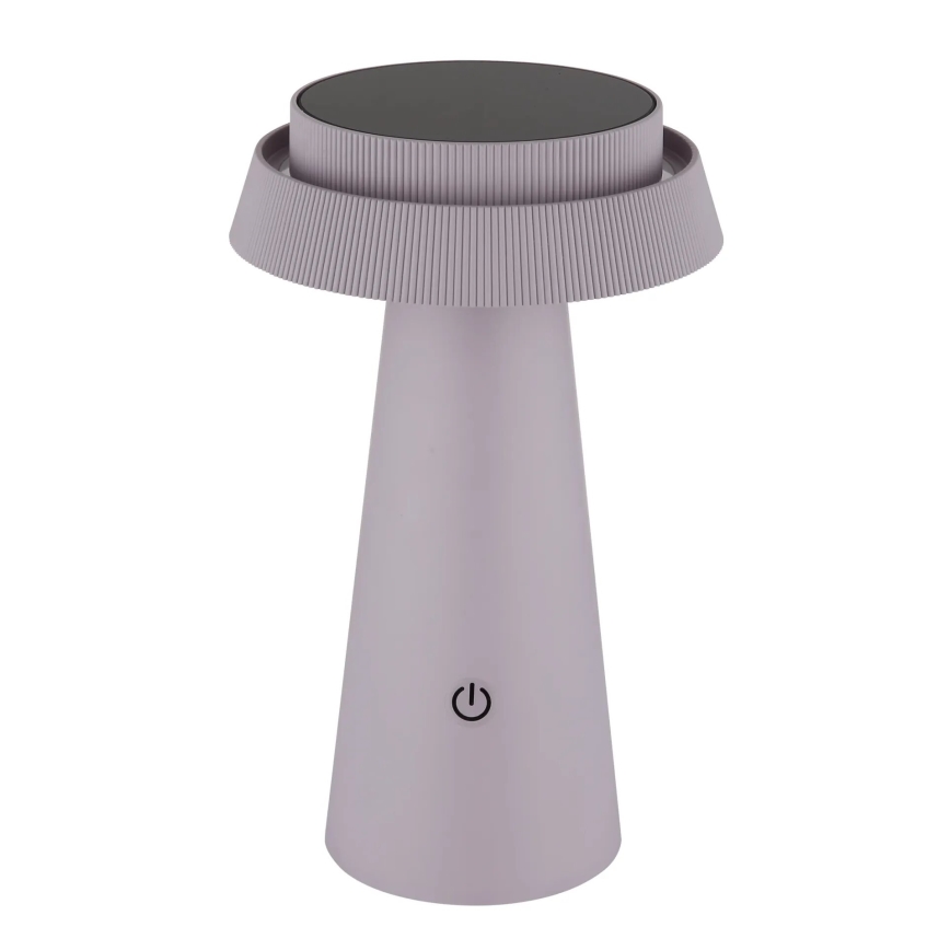 Globo - LED Ljusreglerad solcell beröring lampa LED/4W/3,7W IP54 rosa