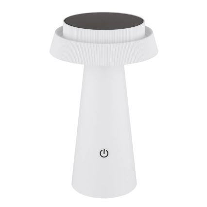 Globo - LED Ljusreglerad solcell beröring lampa LED/4W/3,7W IP54 vit