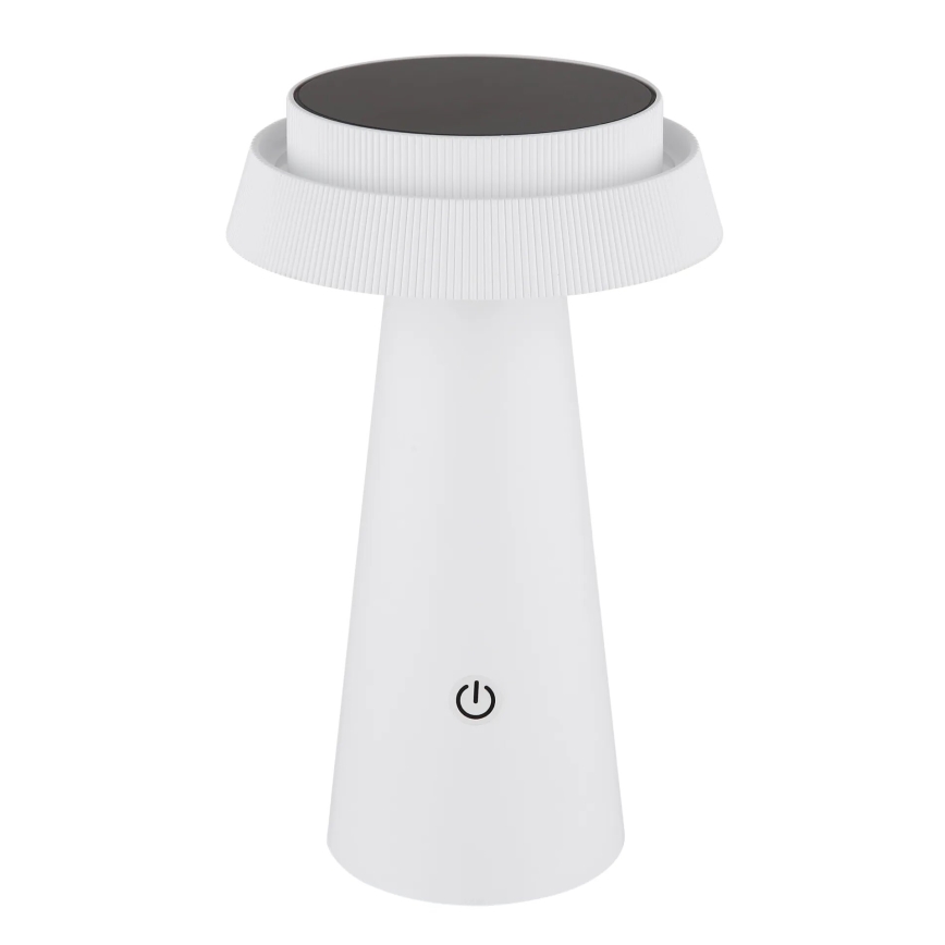 Globo - LED Ljusreglerad solcell beröring lampa LED/4W/3,7W IP54 vit