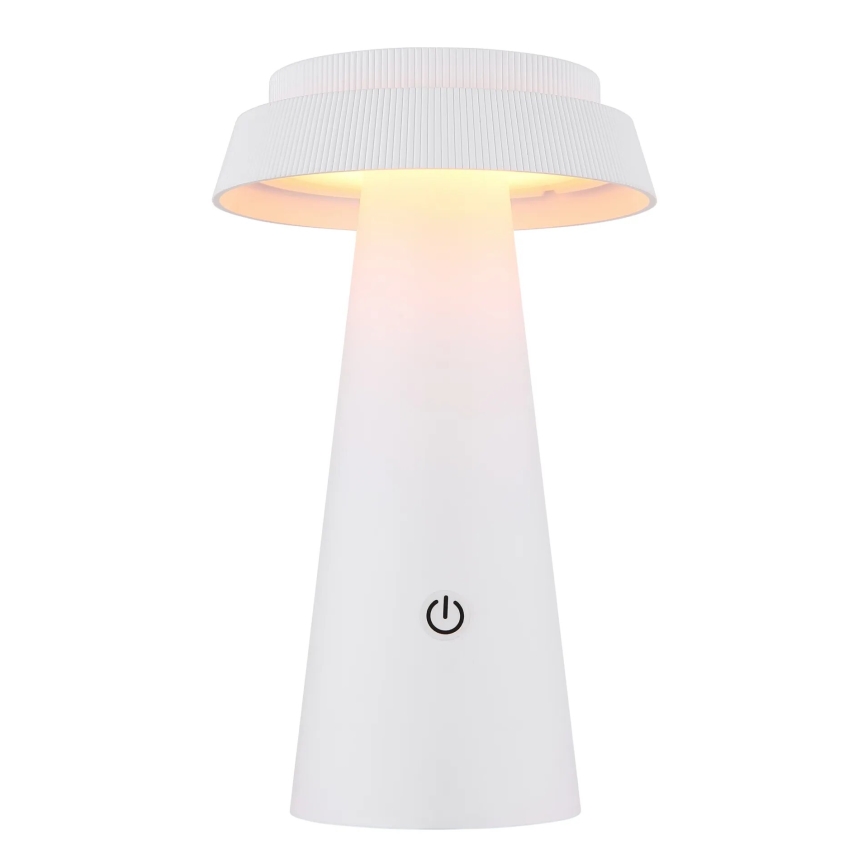 Globo - LED Ljusreglerad solcell beröring lampa LED/4W/3,7W IP54 vit