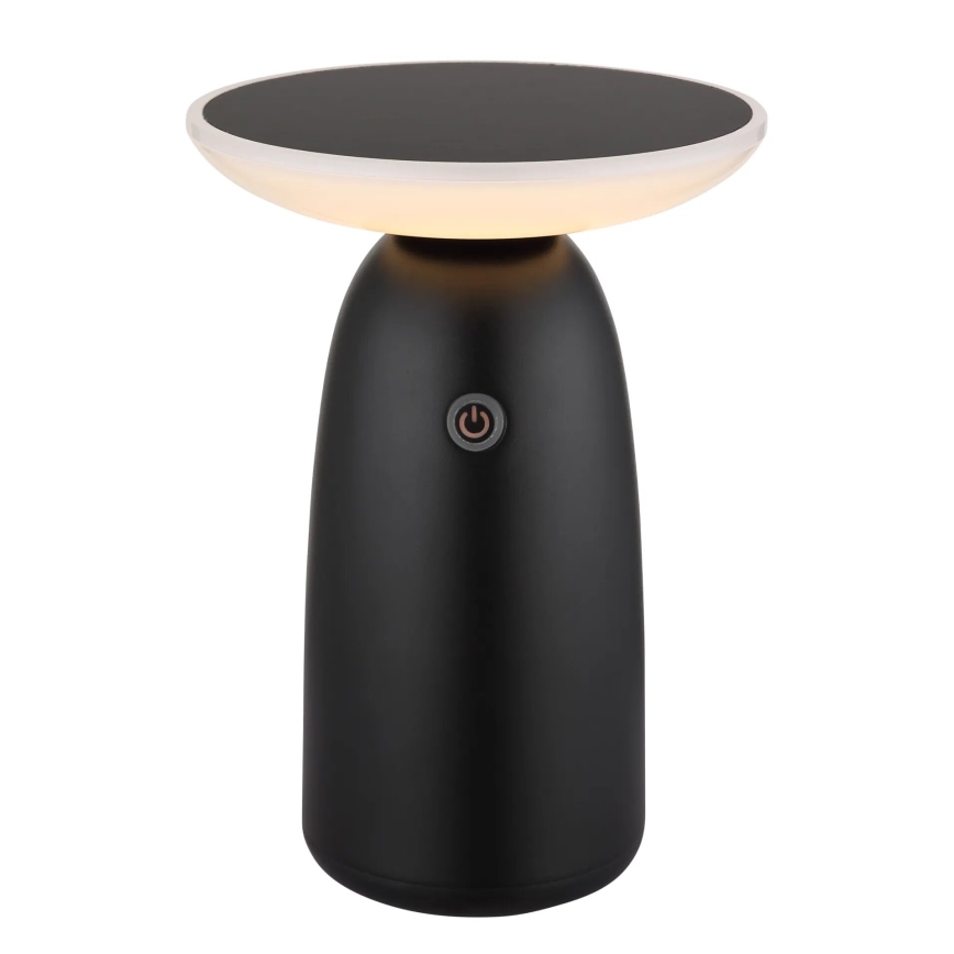 Globo - LED Ljusreglerad solcell beröring lampa LED/10W/3,7V IP54 3600 mAh svart