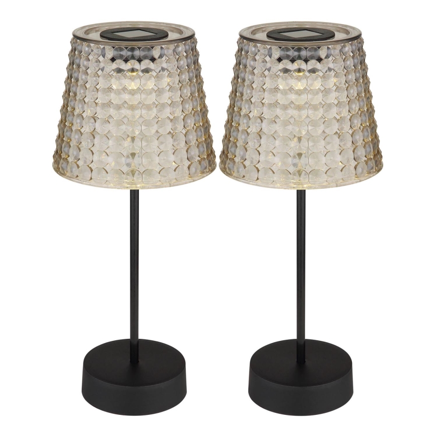 Globo 36634-2S - KIT 2x LED Solcellsbelysning SOLAR LED/0,06W/3V IP44 40 mAh grå