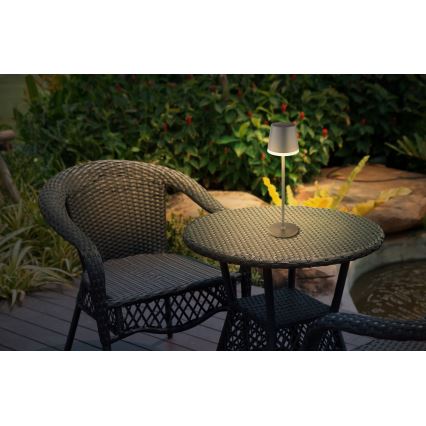 Globo - LED solcellsbelysning LED/0,6W/3V 3000K IP44 antracit