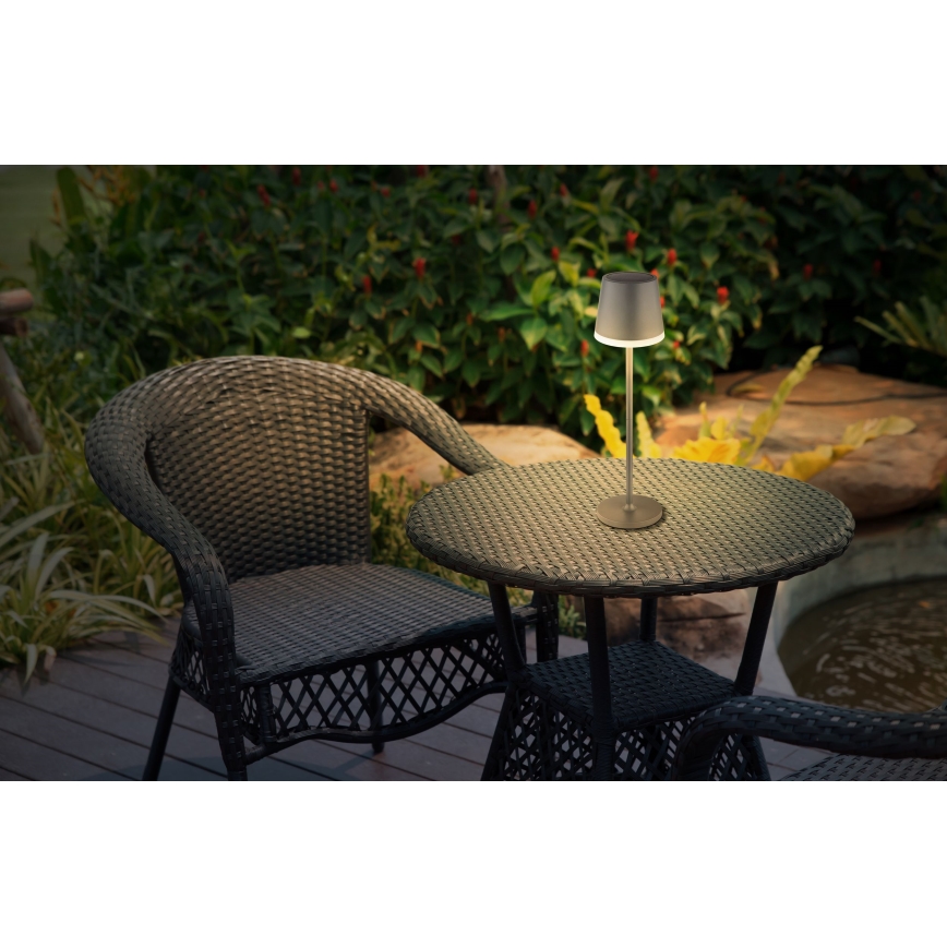 Globo - LED solcellsbelysning LED/0,6W/3V 3000K IP44 antracit