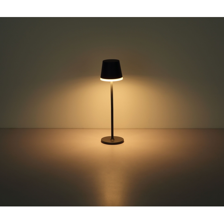 Globo - LED solcellsbelysning LED/0,6W/3V 3000K IP44 antracit