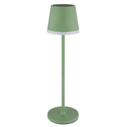 Globo - LED Solcellsbelysning LED/0,06W/3V 3000K IP44 grön