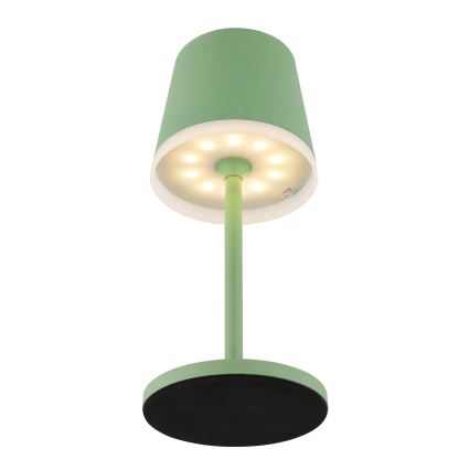 Globo - LED Solcellsbelysning LED/0,06W/3V 3000K IP44 grön
