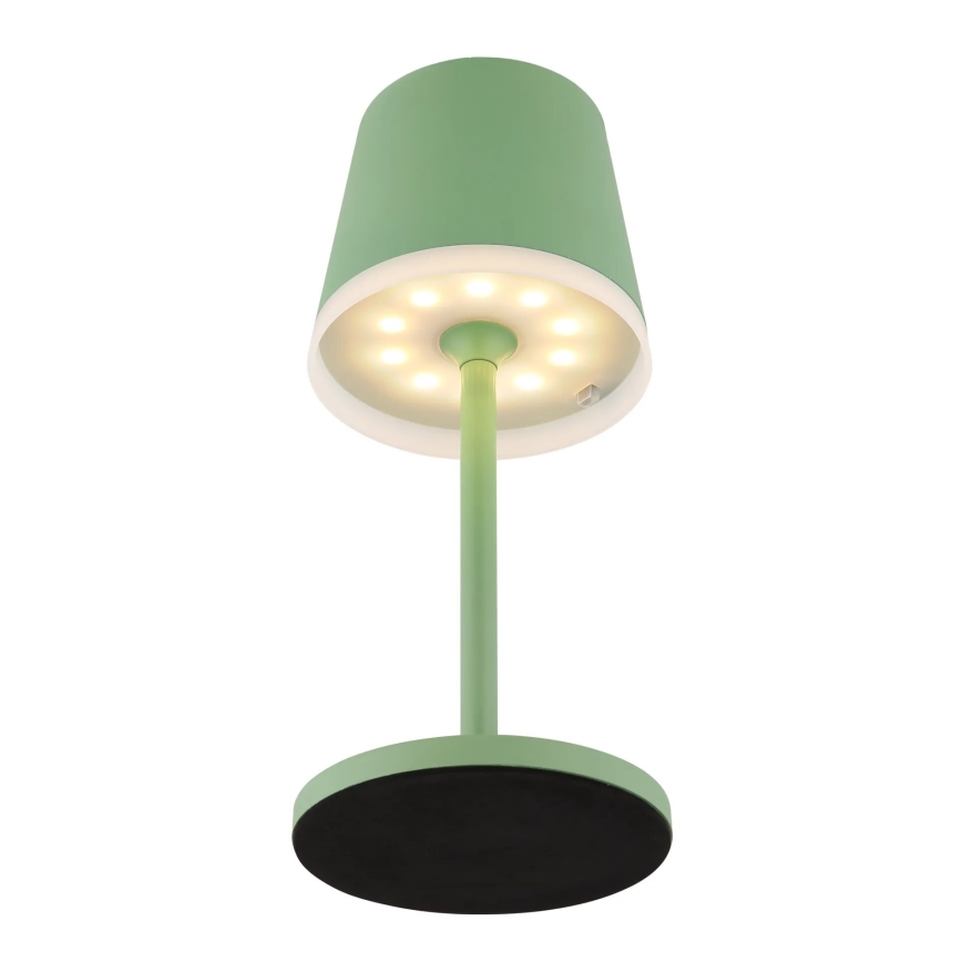 Globo - LED Solcellsbelysning LED/0,06W/3V 3000K IP44 grön