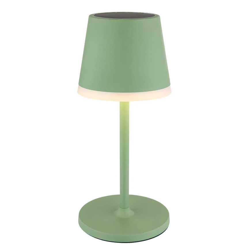 Globo - LED Solcellsbelysning LED/0,06W/3V 3000K IP44 grön