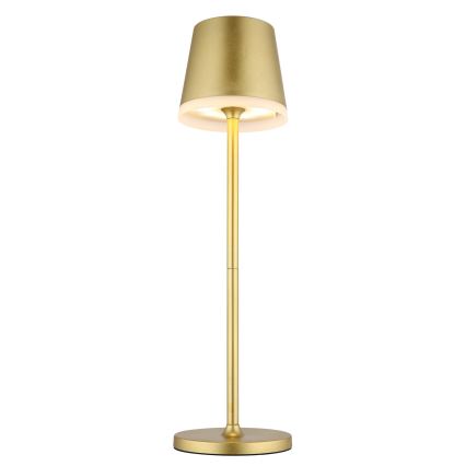 Globo - LED Solcellsbelysning LED/0,6W/3V 3000K IP44 guld