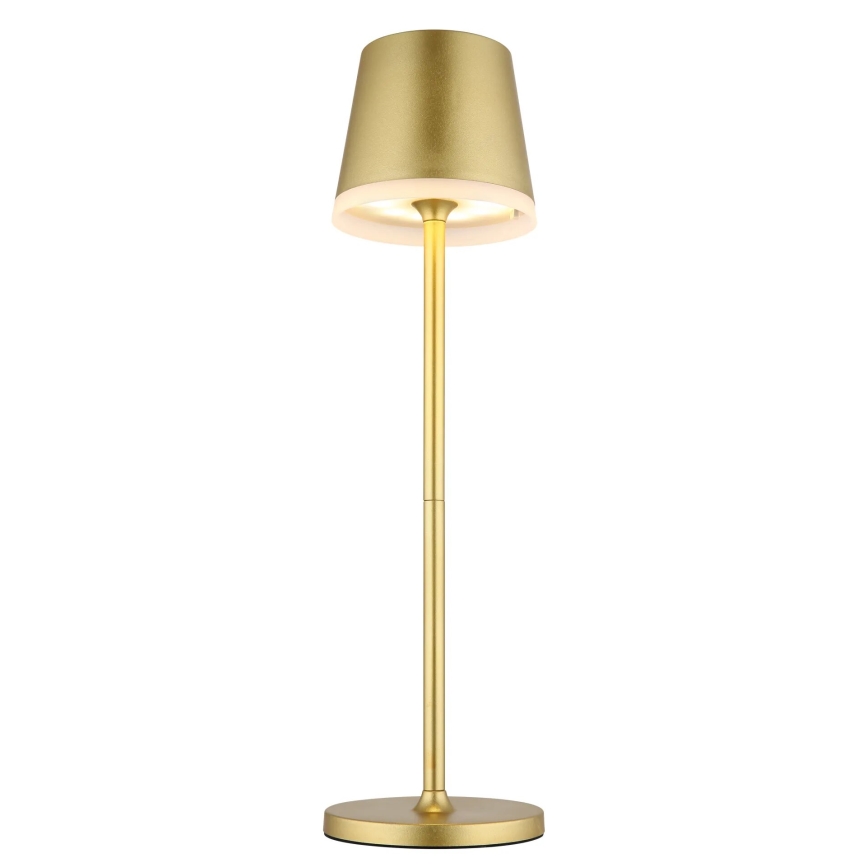 Globo - LED Solcellsbelysning LED/0,6W/3V 3000K IP44 guld