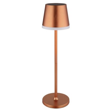 Globo - LED Solcellsbelysning LED/0,6W/3V 3000K IP44 koppar