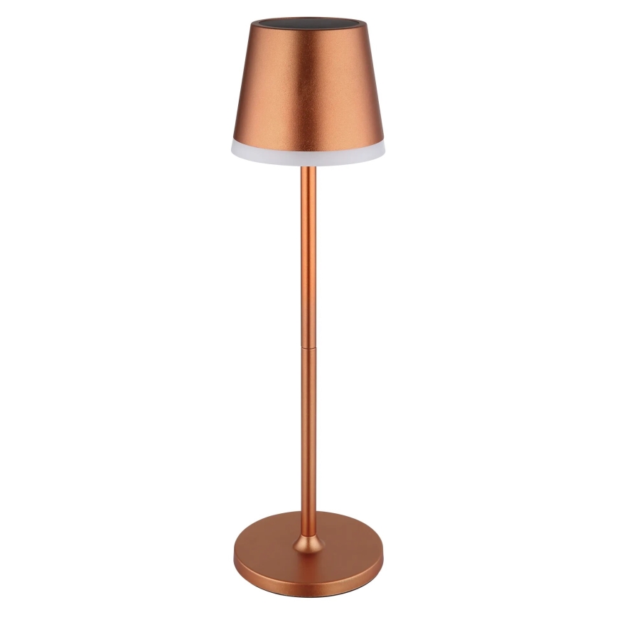 Globo - LED Solcellsbelysning LED/0,6W/3V 3000K IP44 koppar