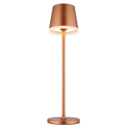 Globo - LED Solcellsbelysning LED/0,6W/3V 3000K IP44 koppar