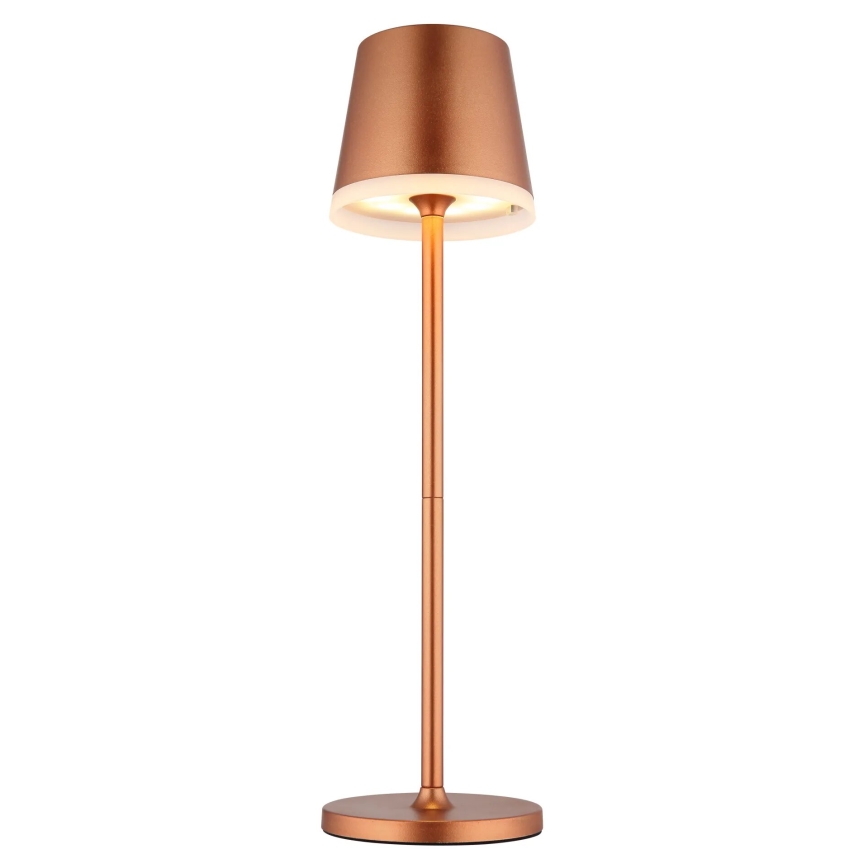 Globo - LED Solcellsbelysning LED/0,6W/3V 3000K IP44 koppar