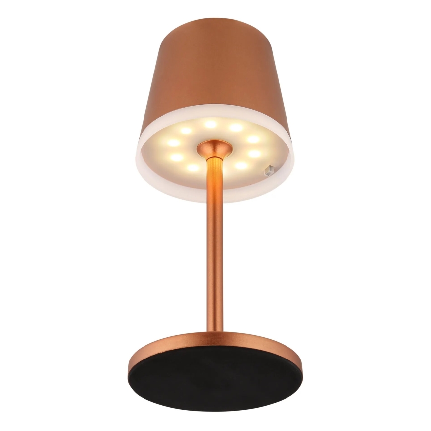 Globo - LED Solcellsbelysning LED/0,6W/3V 3000K IP44 koppar