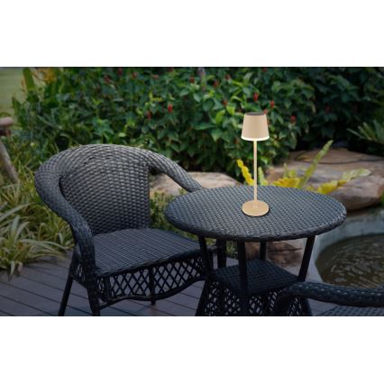 Globo - LED Solcellsbelysning LED/0,6W/3V 3000K IP44 1200 mAh beige