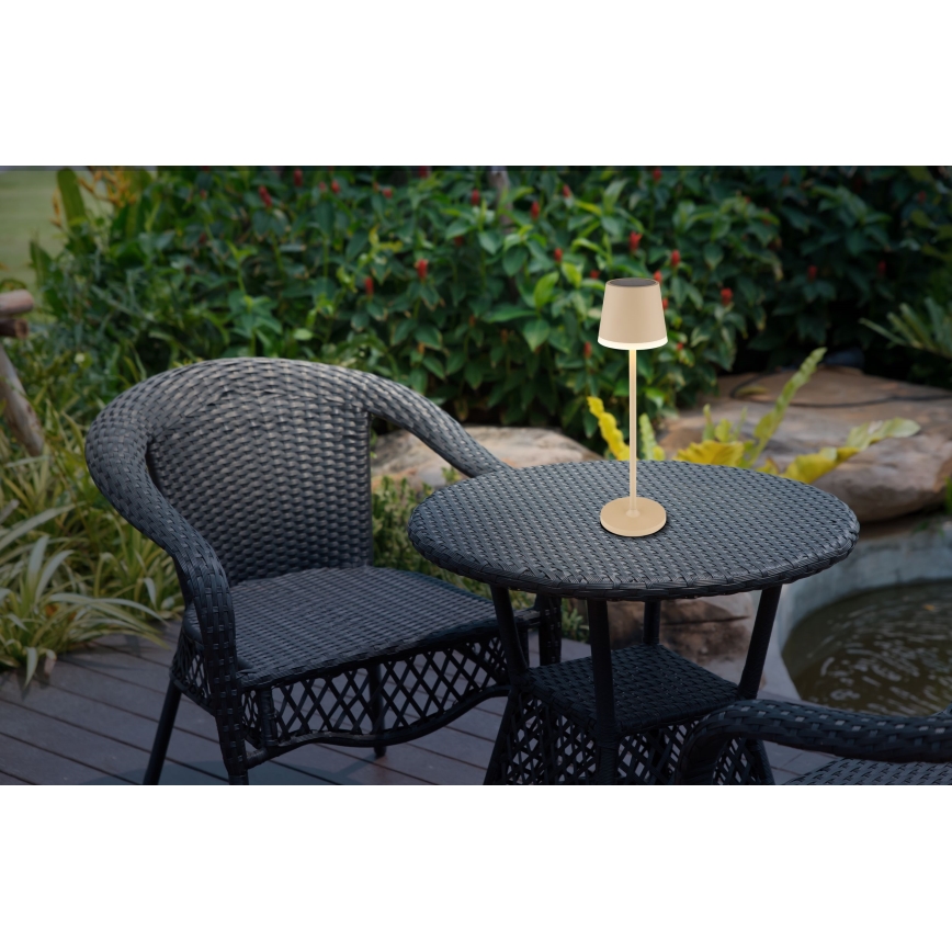 Globo - LED Solcellsbelysning LED/0,6W/3V 3000K IP44 1200 mAh beige