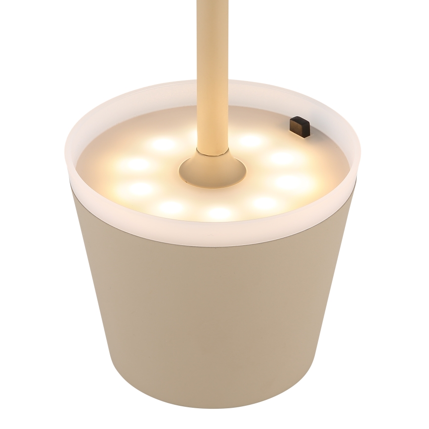 Globo - LED Solcellsbelysning LED/0,6W/3V 3000K IP44 1200 mAh beige