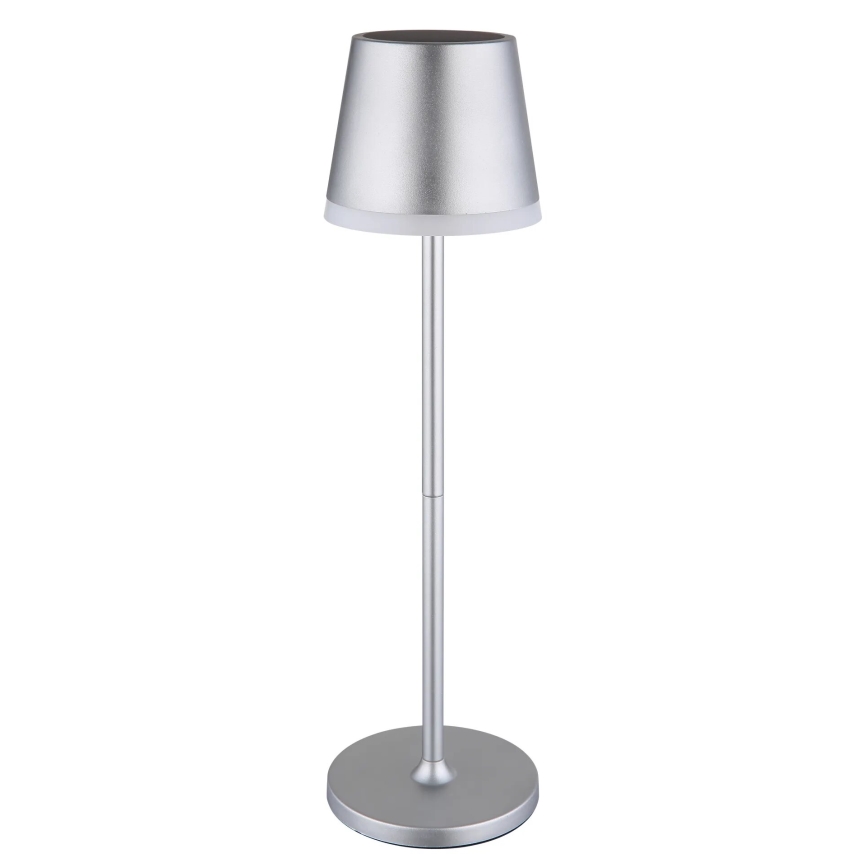 Globo - LED Solcellsbelysning LED/0,6W/3V 3000K IP44 1200 mAh matt krom