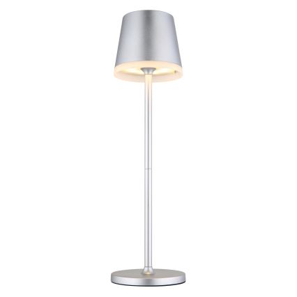 Globo - LED Solcellsbelysning LED/0,6W/3V 3000K IP44 1200 mAh matt krom