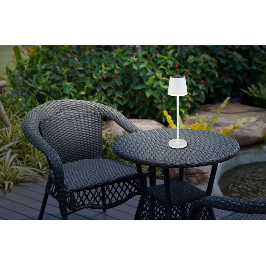 Globo - LED solcellsbelysning LED/0,6W/3V 3000K IP44 vit
