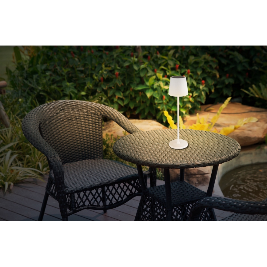 Globo - LED solcellsbelysning LED/0,6W/3V 3000K IP44 vit