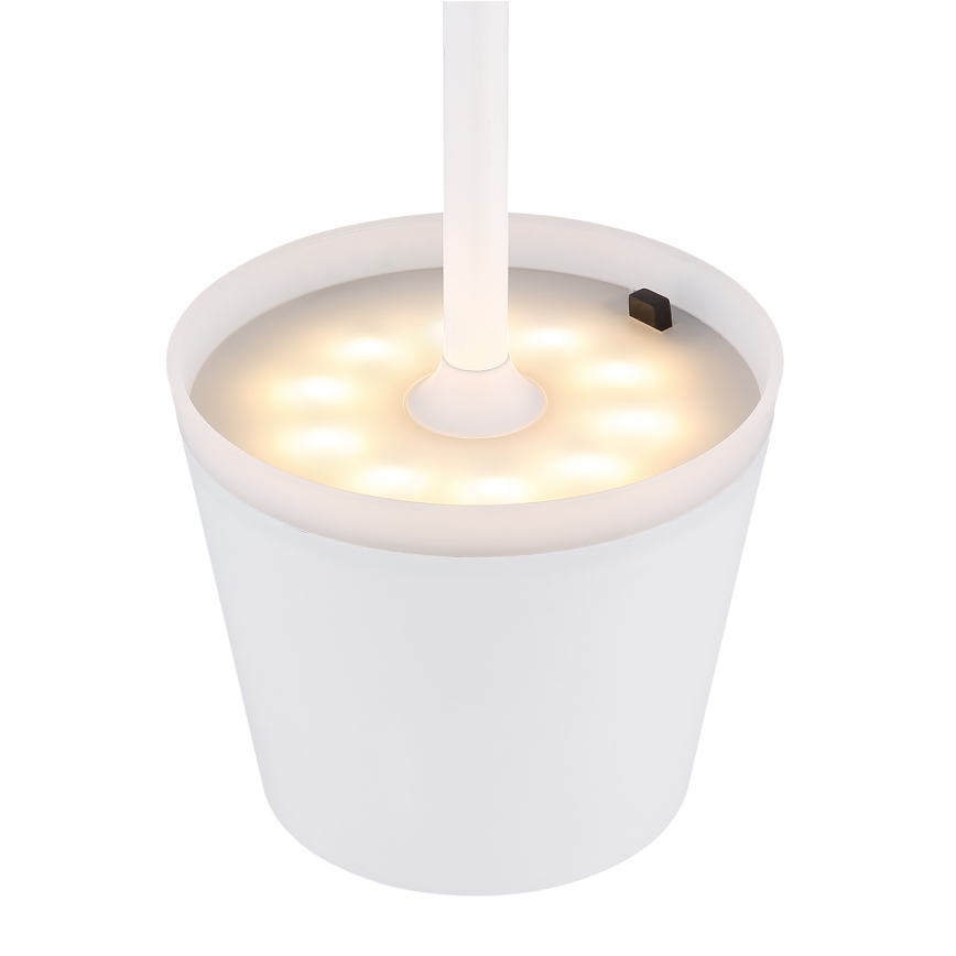 Globo - LED solcellsbelysning LED/0,6W/3V 3000K IP44 vit
