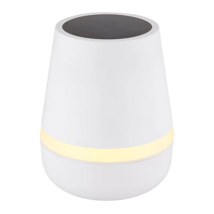 Globo - LED solcellslampa 10xLED/0,06W/3V IP44 800 mAh vit