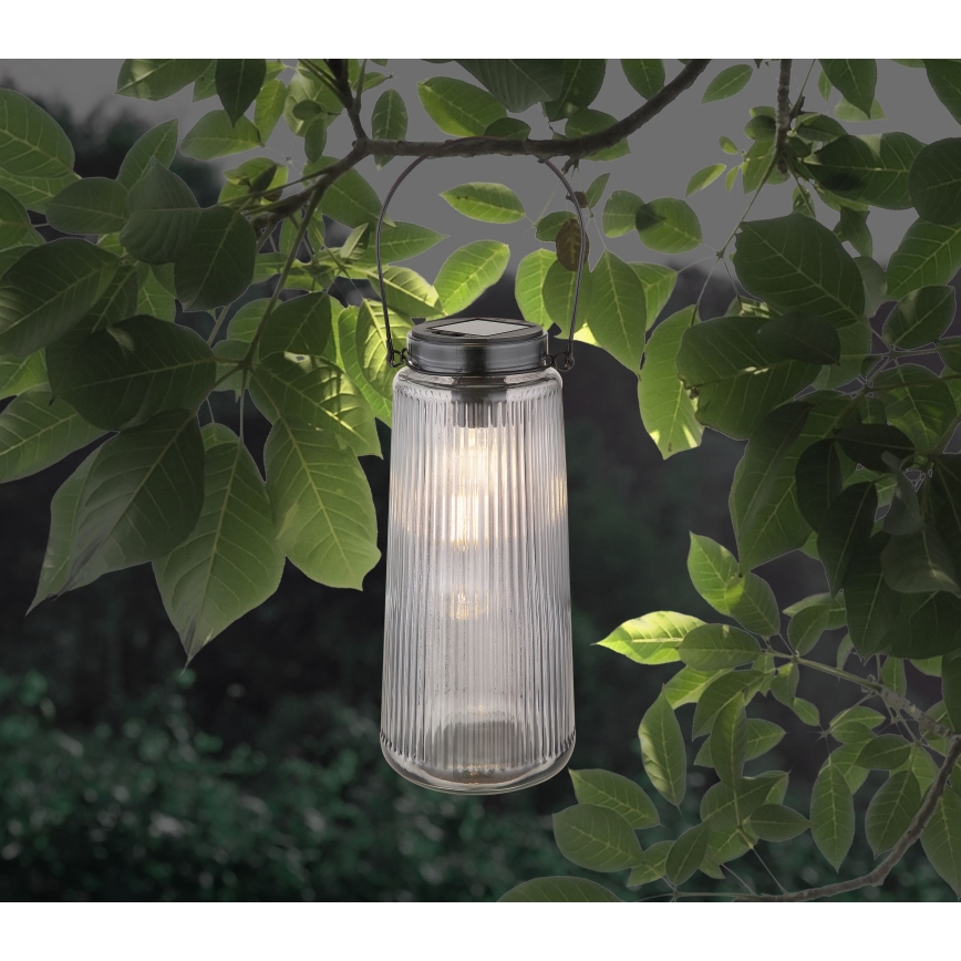 Globo - LED solcellsbelysning 2xLED/0,5W/3V 3000K IP44