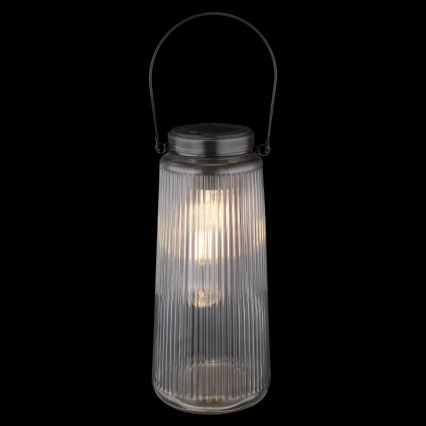 Globo - LED solcellsbelysning 2xLED/0,5W/3V 3000K IP44