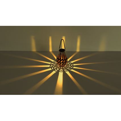 Globo - LED solcellsbelysning LED/0,06W/3V IP44 Bambu