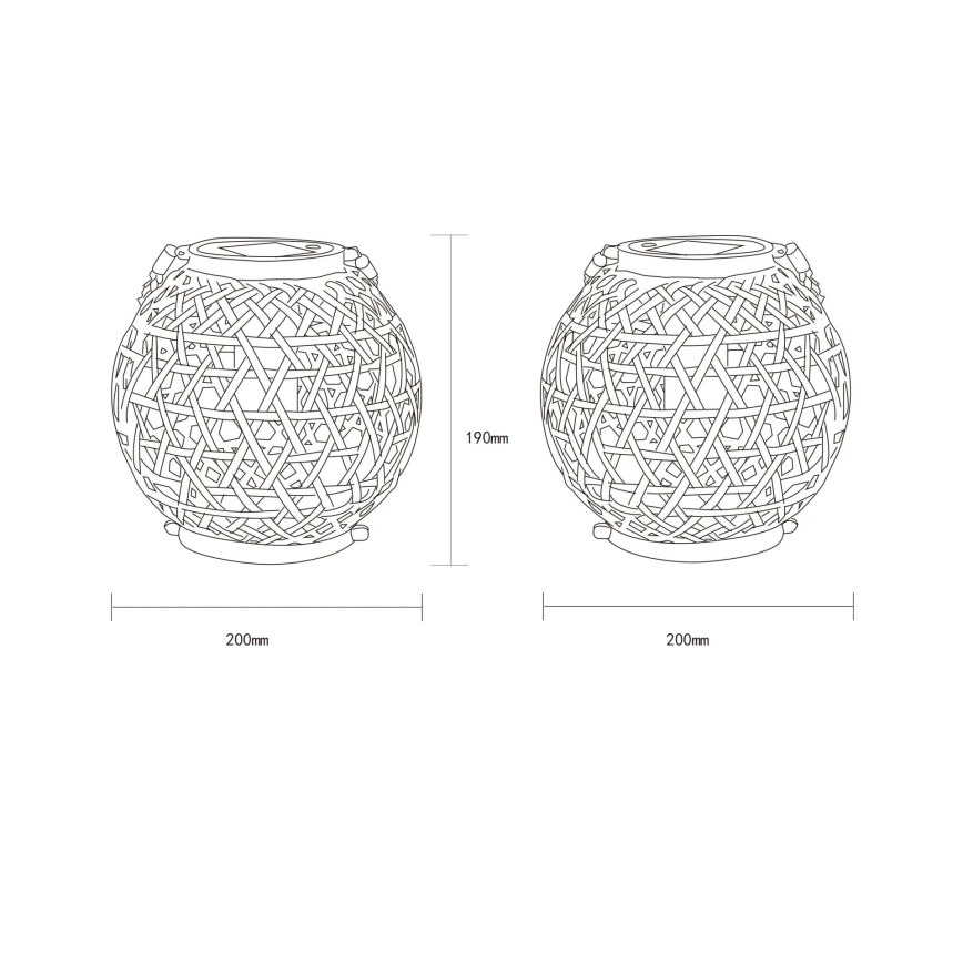 Globo - LED Solcellsbelysning LED/0,02W/3V IP44