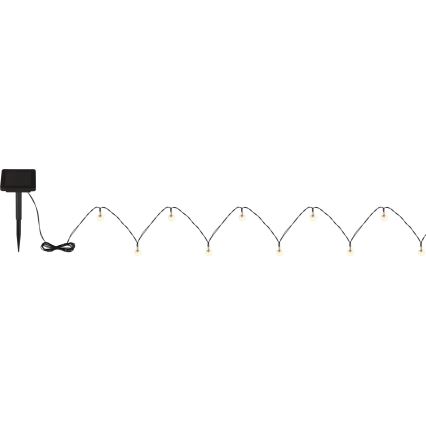 Globo - LED solcellsljusslinga 20xLED/0,06W/3,2V 285 cm IP44 600 mAh