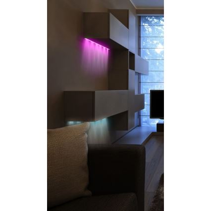 Globo - LED RGB Dimbar remsa LED/6W/230V 1m + fjärrkontroll
