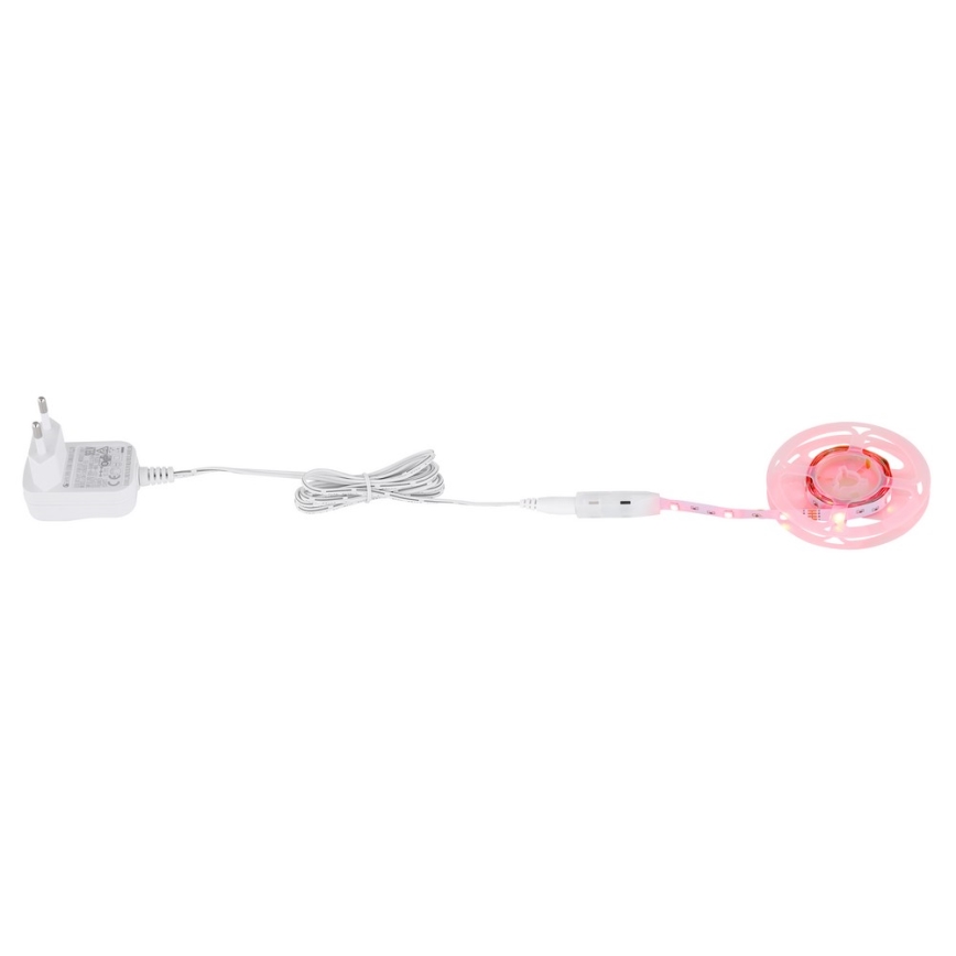 Globo - LED RGB Dimbar remsa LED/6W/230V 1m + fjärrkontroll