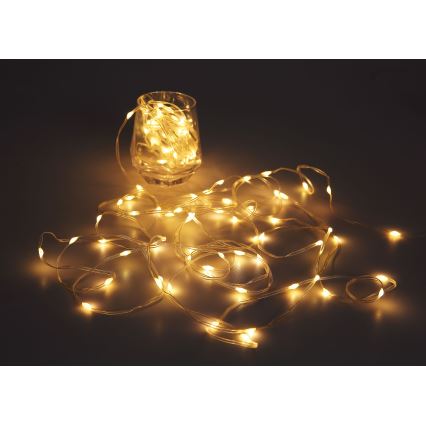 Globo - LED-remsa 50xLED/0,06W/5V 5 m 8 funktioner