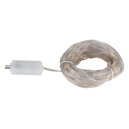 Globo - LED-remsa 50xLED/0,06W/5V 5 m 8 funktioner