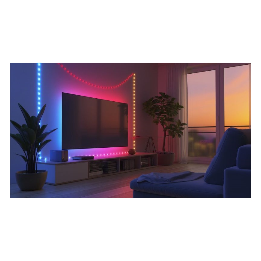 Globo - LED RGB-remsa 50xLED/0,06W/5V 5 m 27 funktioner