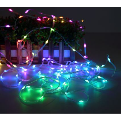 Globo - LED RGB-remsa 50xLED/0,06W/5V 5 m 27 funktioner